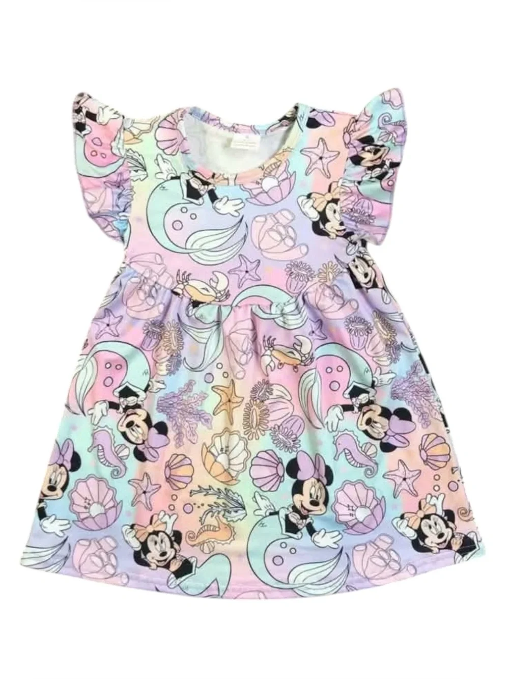 New Mermaid Minnie Mouse Boutique Disney theme Dress Parks Outfit Summer
